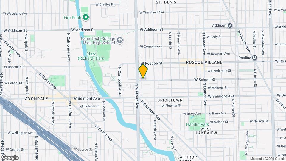 2336 W School St, Unit 3 Map and Location Details