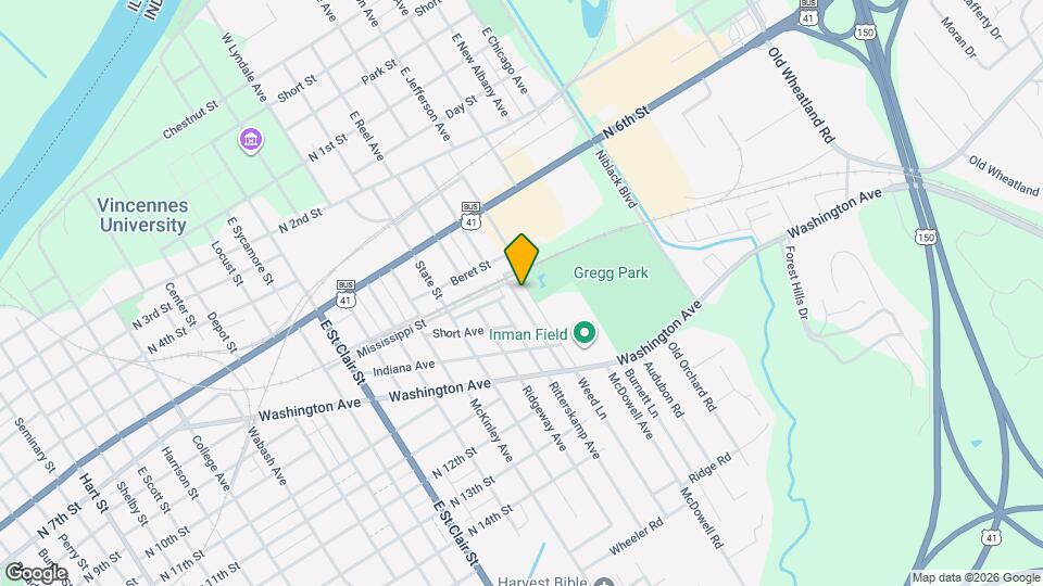 822 Emison Ave Map and Location Details