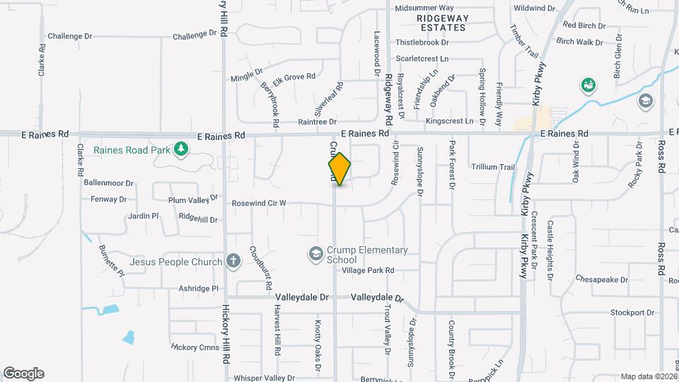 4266 Crump Rd Map and Location Details