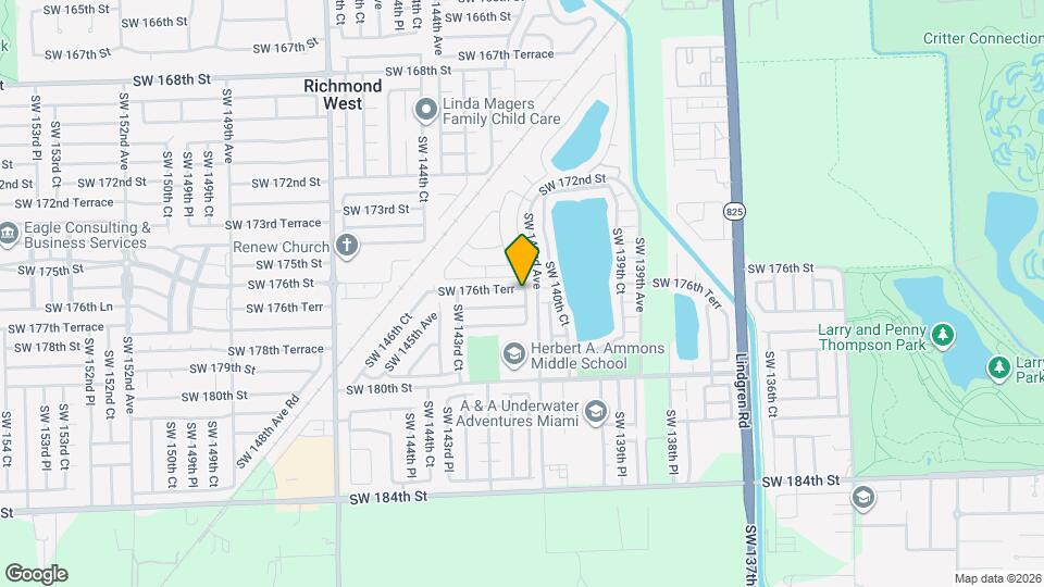 14218 SW 176th Terr Map and Location Details