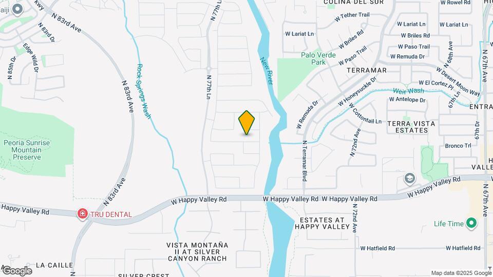 7612 W Saddlehorn Rd Map and Location Details