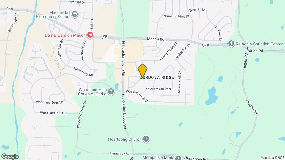 1102 Cross Wood Ln Map and Location Details