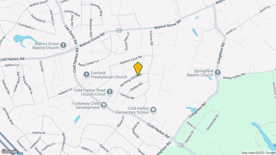 6301 Morning Glory Rd Map and Location Details