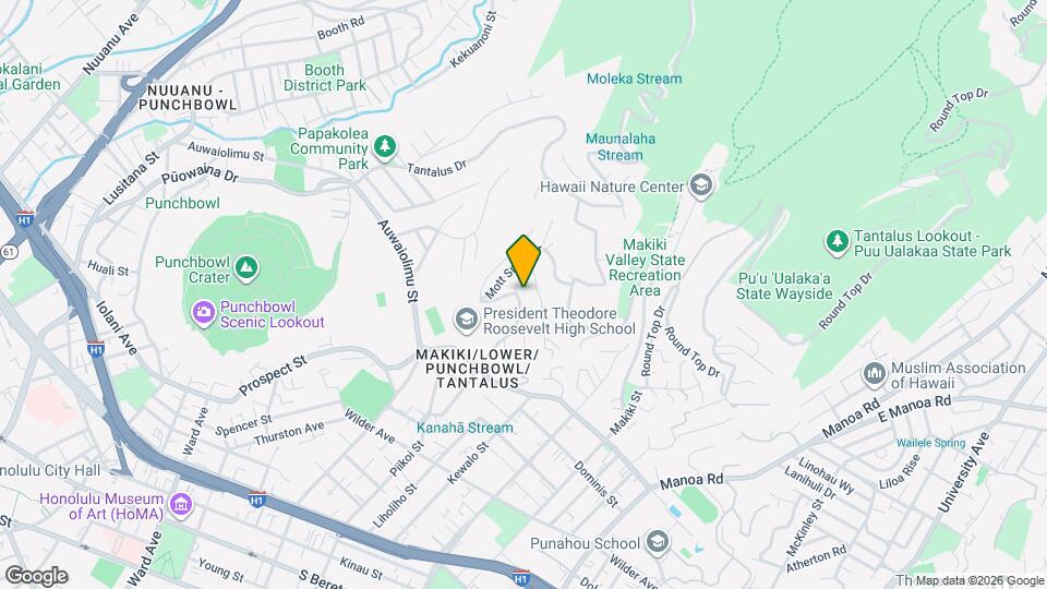 1927 Mott Smith Dr Map and Location Details