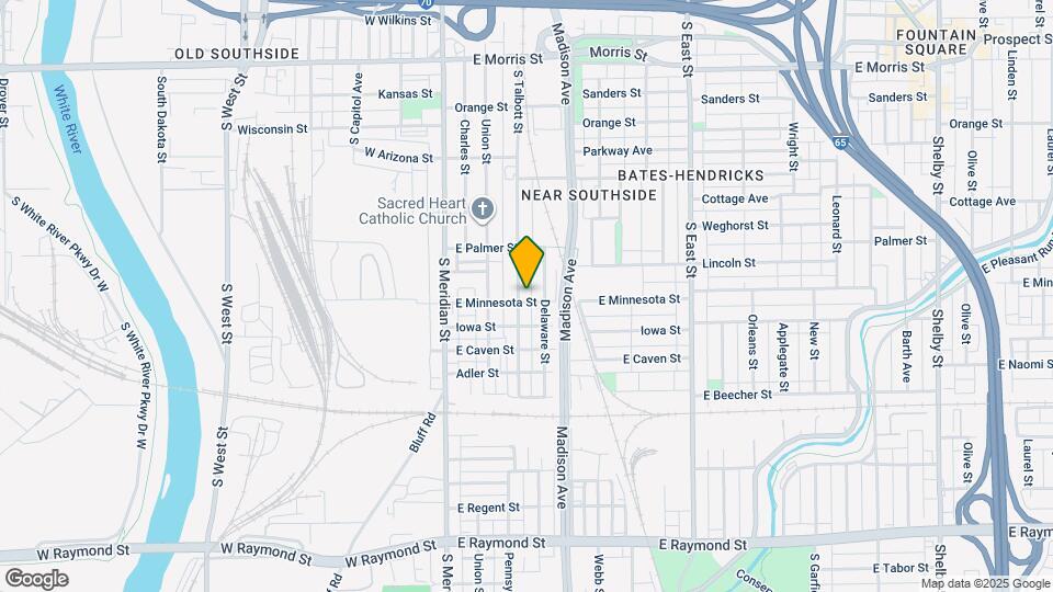 1661 S Talbott St Map and Location Details