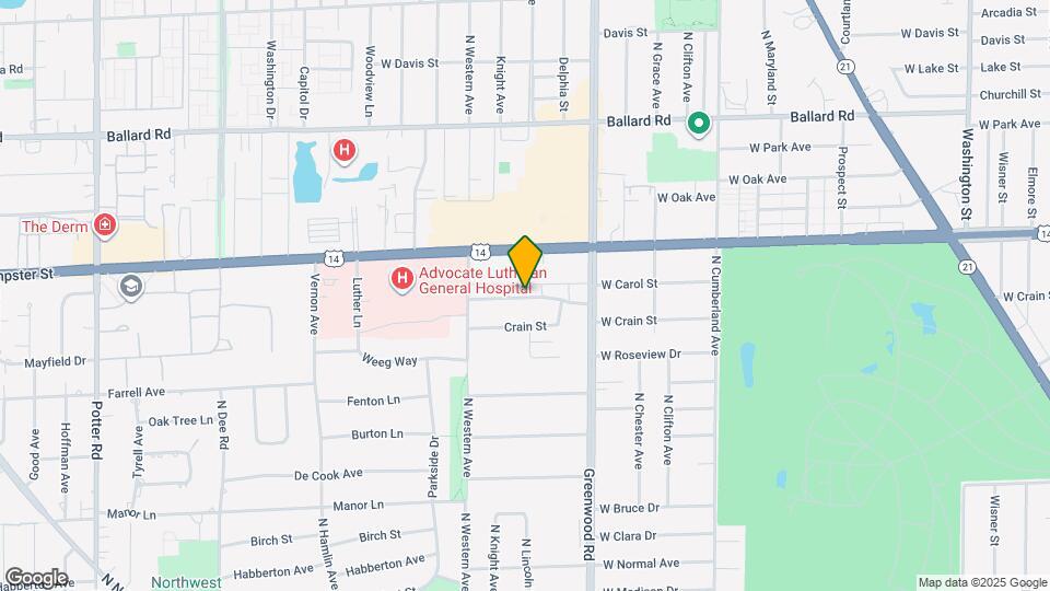 1410 Carol St Map and Location Details