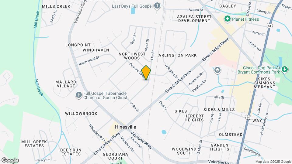 435 Elm St Map and Location Details