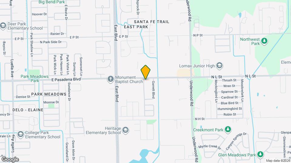 3606 Clover Ln Map and Location Details