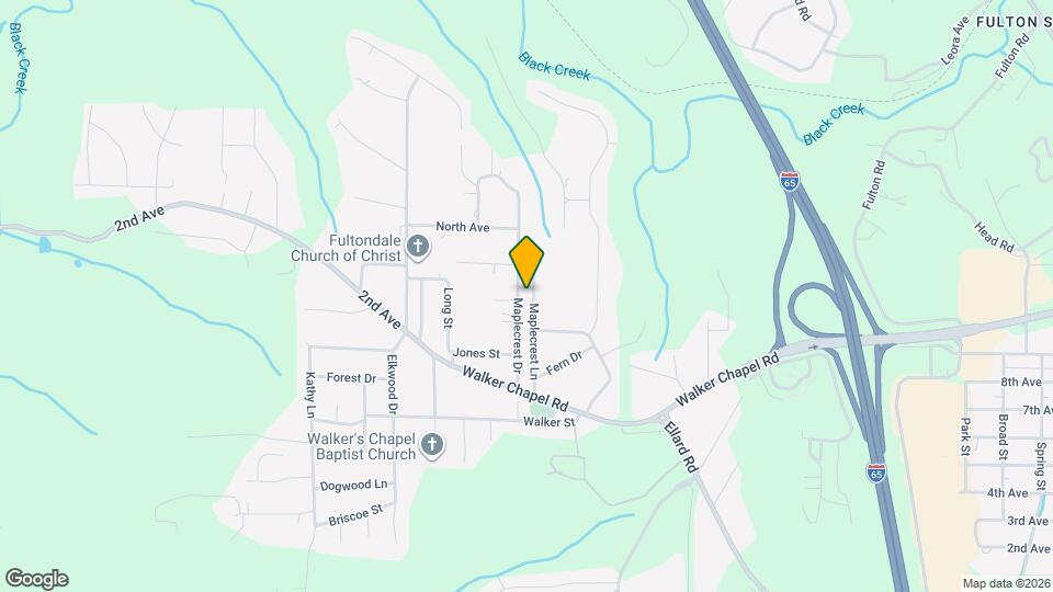 1824 Maplecrest Ln Map and Location Details