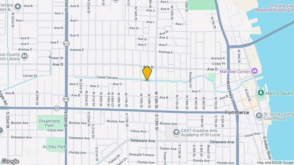 325 N 14th St Mapa y Detalles de la Ubicación
