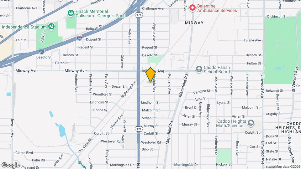 2610 Drexel St Map and Location Details