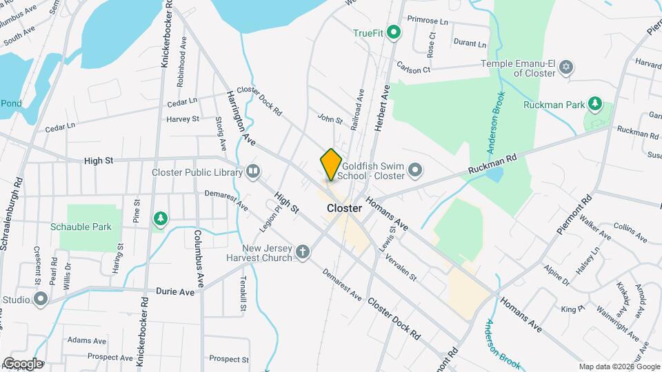 195 Closter Dock Rd Mapa y Detalles de la Ubicación