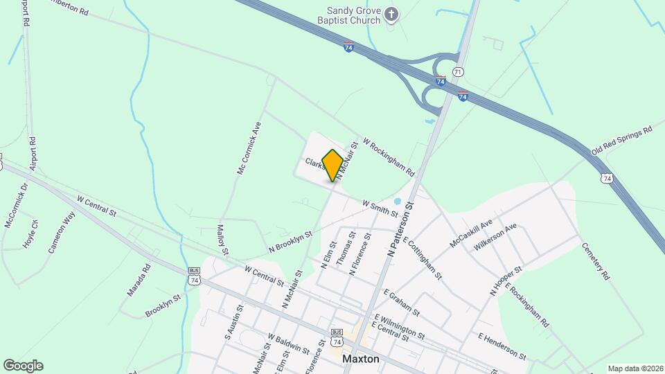 501 N McNair St Map and Location Details