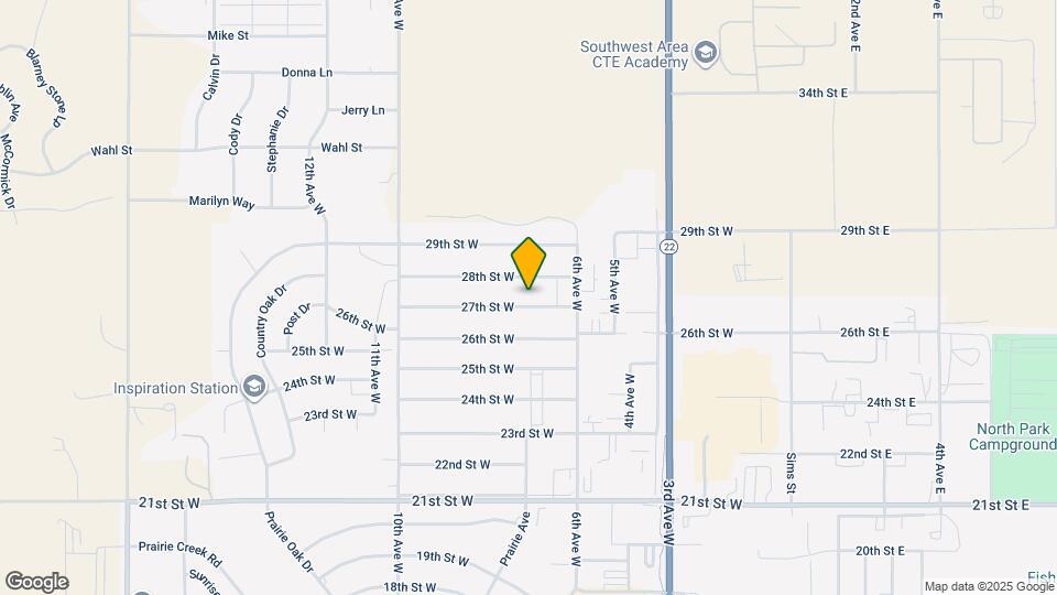 708 27th St W Mapa y Detalles de la Ubicación