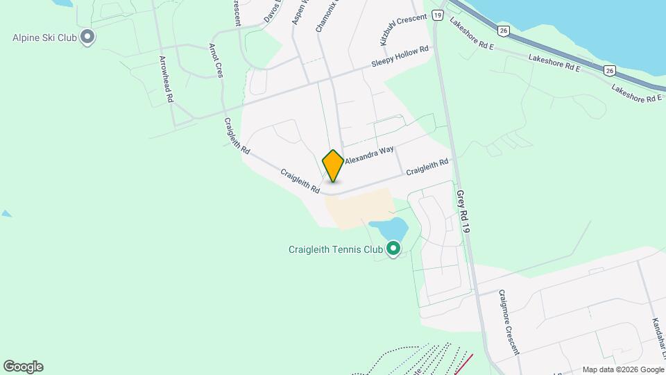 163 Craigleith Rd Map and Location Details