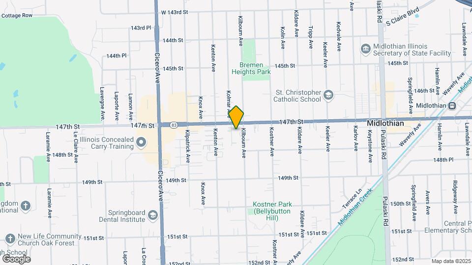 14709 Kolmar Ave Map and Location Details