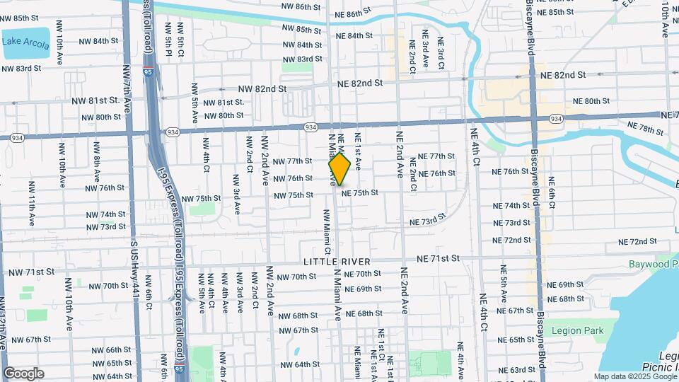 3 NE 75th St Mapa y Detalles de la Ubicación