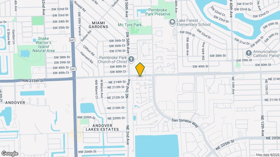 21432 NE 2nd Path Map and Location Details