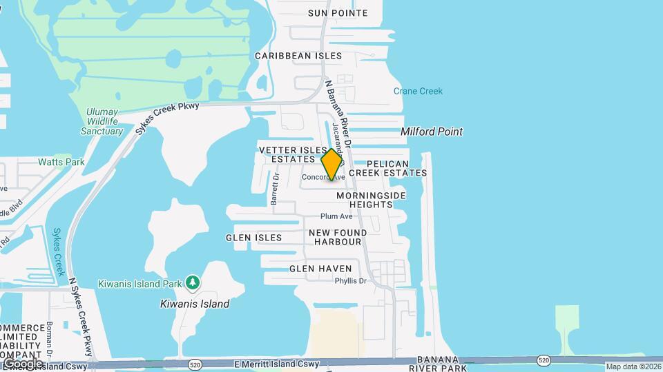 1520 Cunningham Ave Map and Location Details