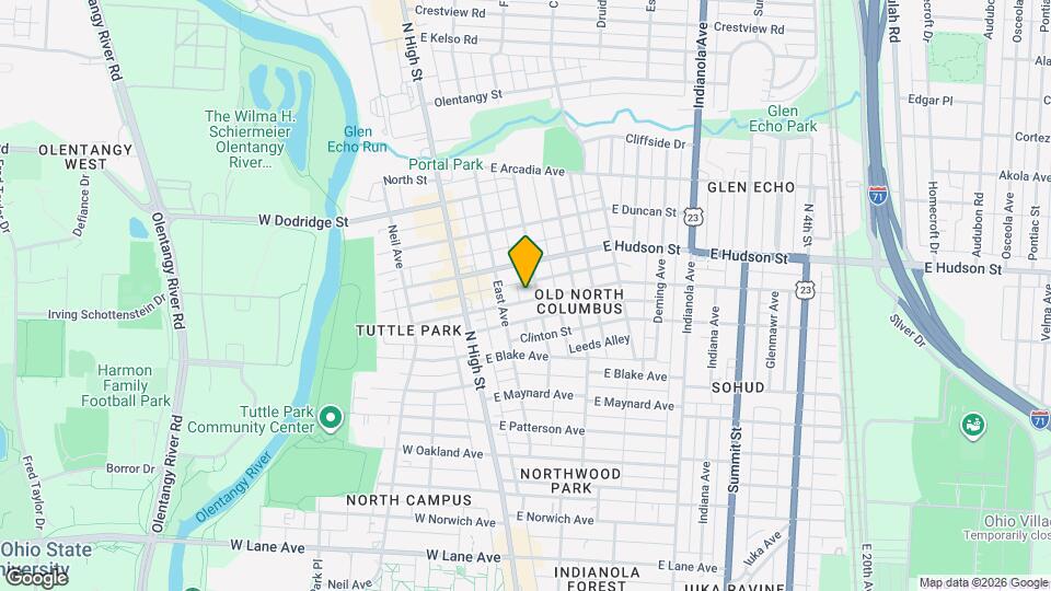 84 E Tompkins St Map and Location Details