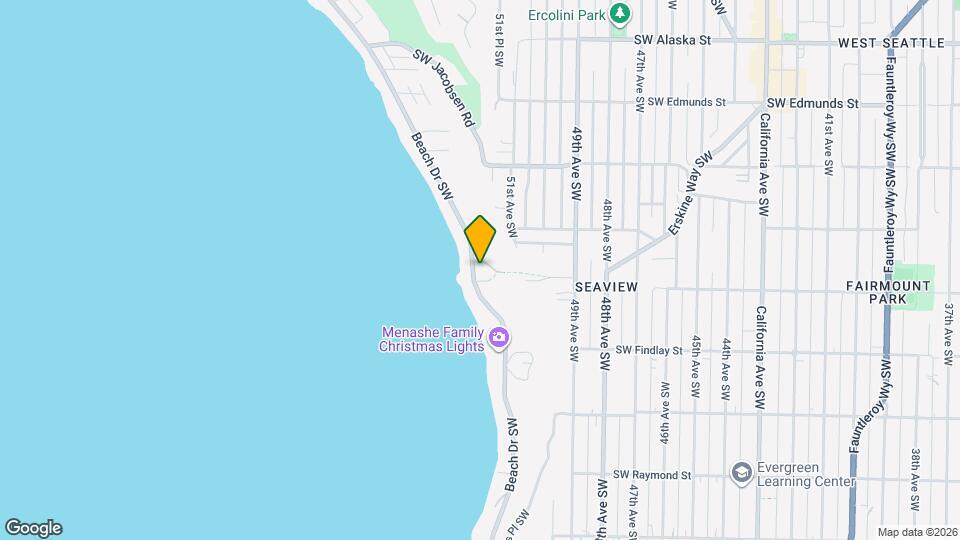 5306 Beach Dr SW Mapa y Detalles de la Ubicación