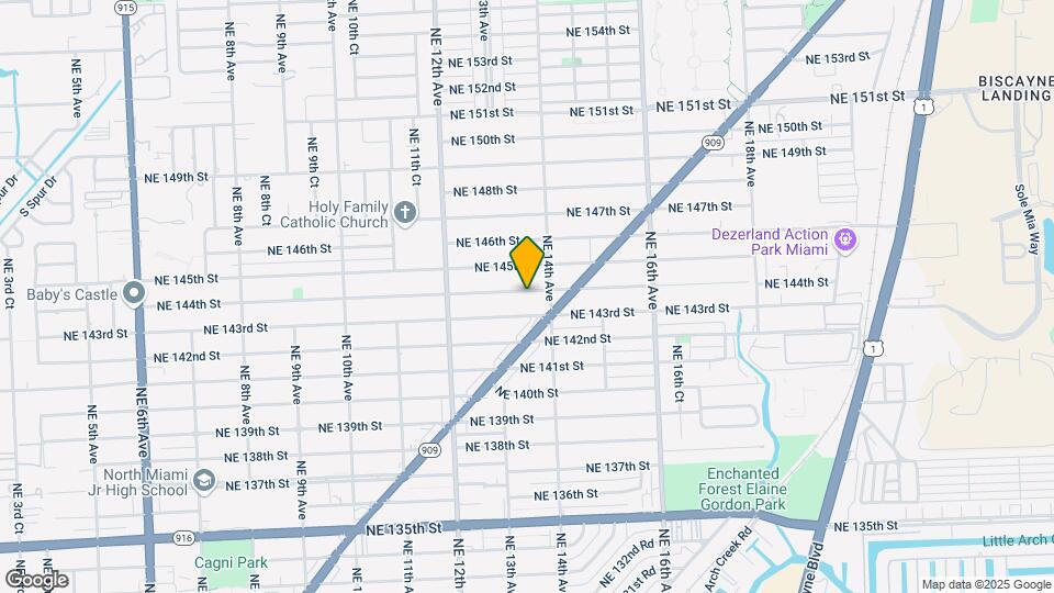 1360 NE 144th St Map and Location Details