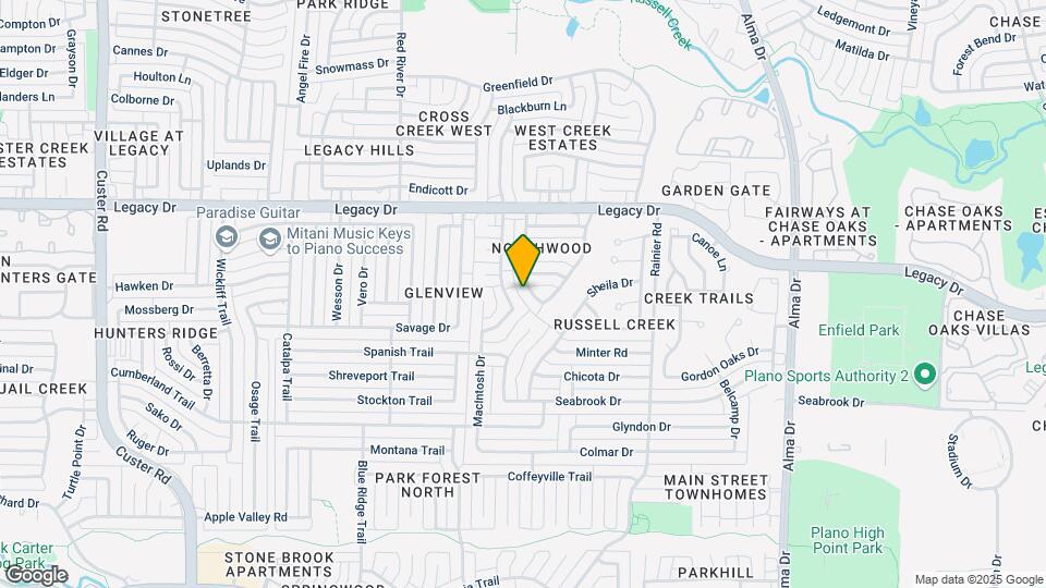 6741 Banyon Dr Map and Location Details