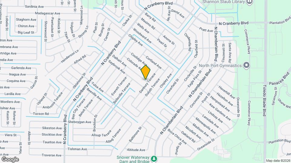 2443 Dalhart Ave Mapa y Detalles de la Ubicación