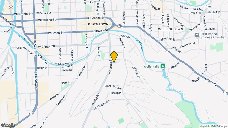 607 S Aurora St Mapa y Detalles de la Ubicación