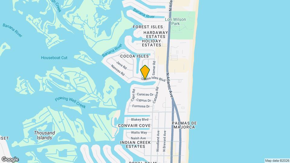 436 Cocoa Isles Blvd, Unit SI ID1633974P Mapa y Detalles de la Ubicación