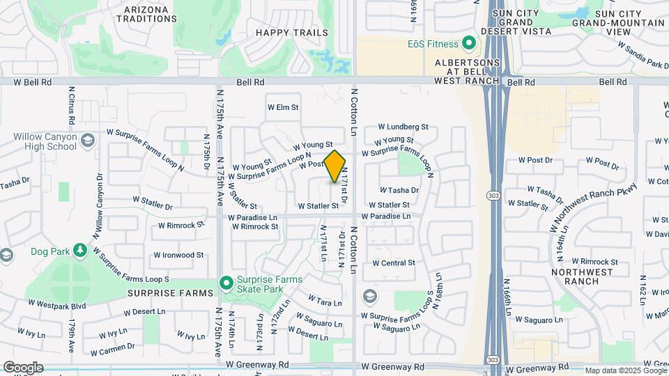 16415 N 171st Ln Map and Location Details