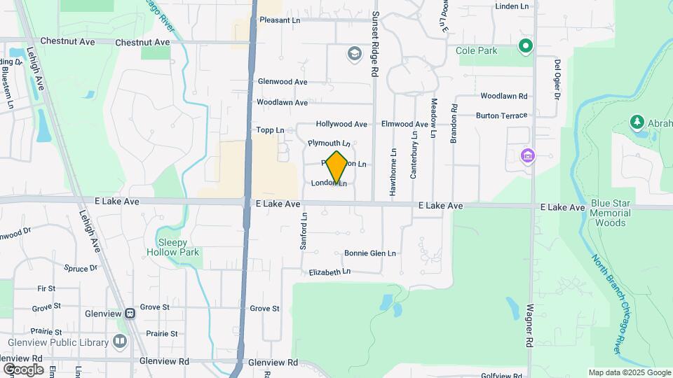 1347 London Ln Map and Location Details
