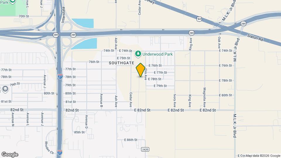 7713 Date Ave Map and Location Details