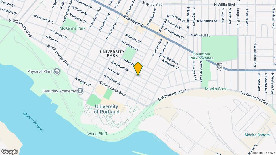 4922 N Amherst St Map and Location Details