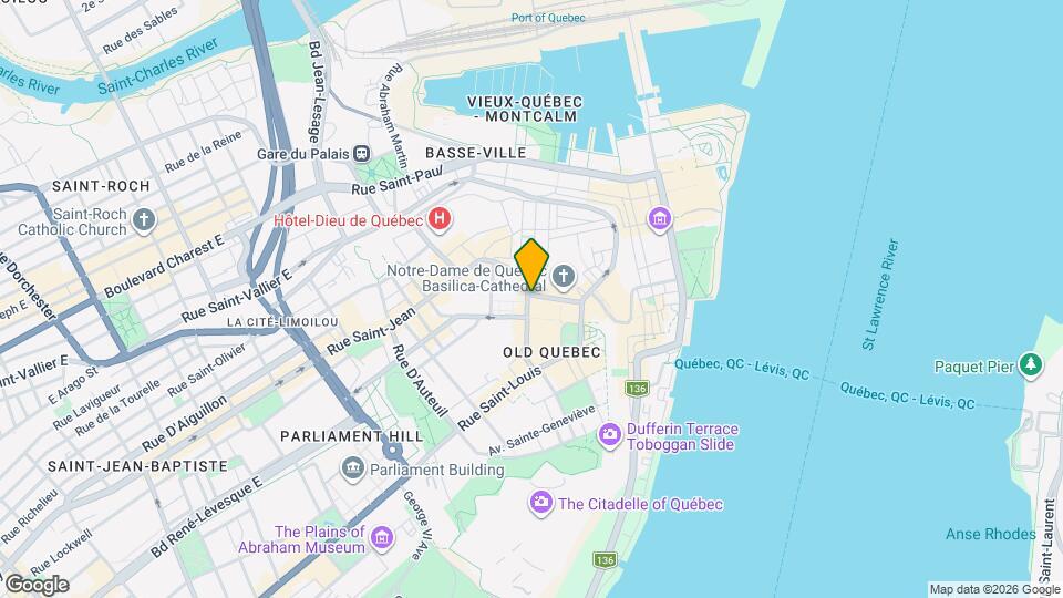 65 De Buade Rue Map and Location Details