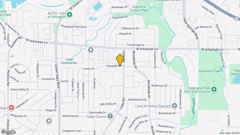 4610 Sausalito Dr Map and Location Details