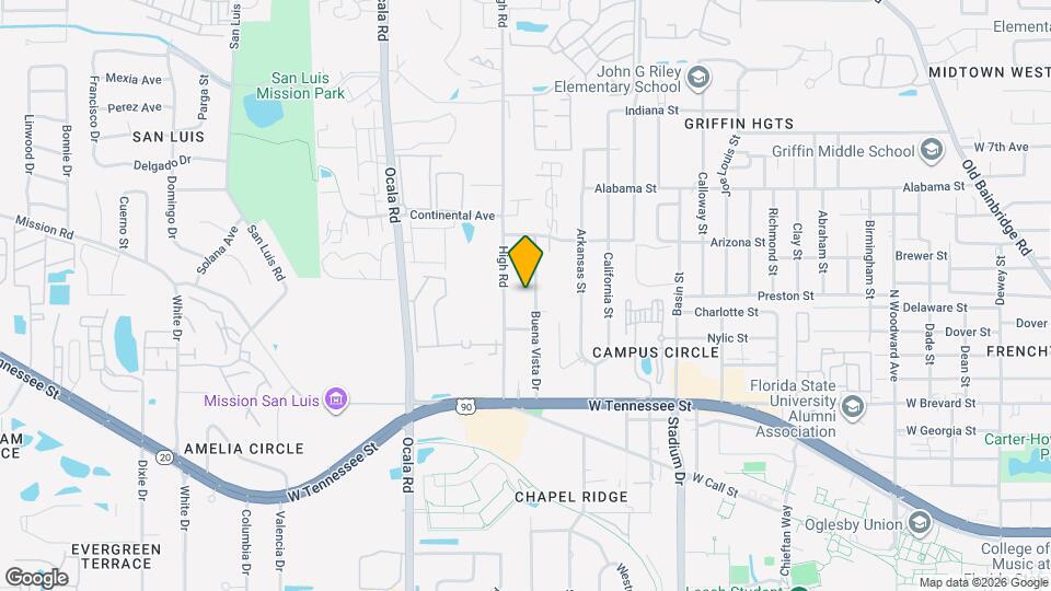 908 Buena Vista Dr Map and Location Details