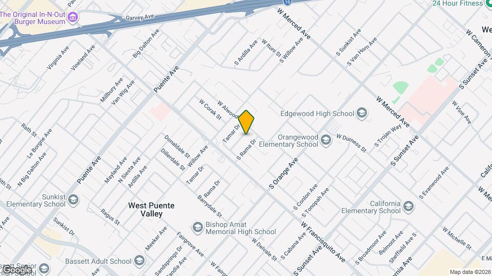 1618 S Meeker Ave Map and Location Details