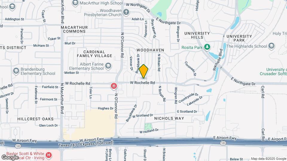 205 W Rochelle Rd Map and Location Details