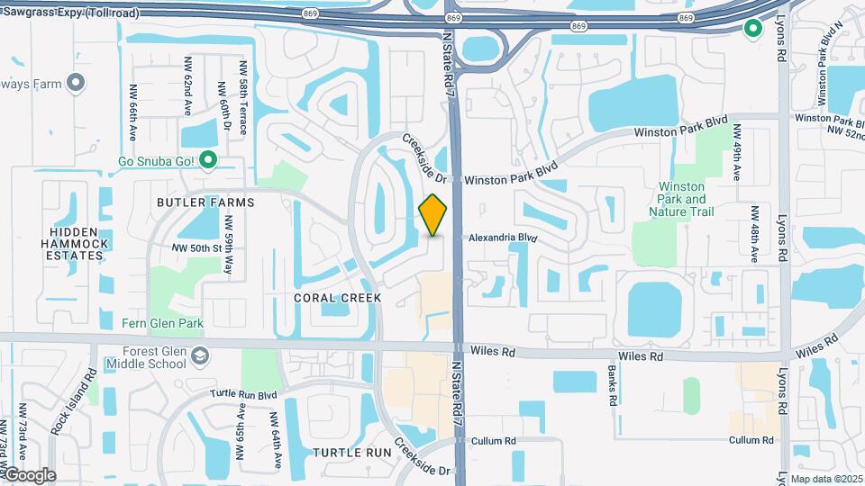 5706 NW 48th Ct Map and Location Details