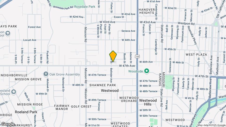 2554 W 47th Ave Map and Location Details