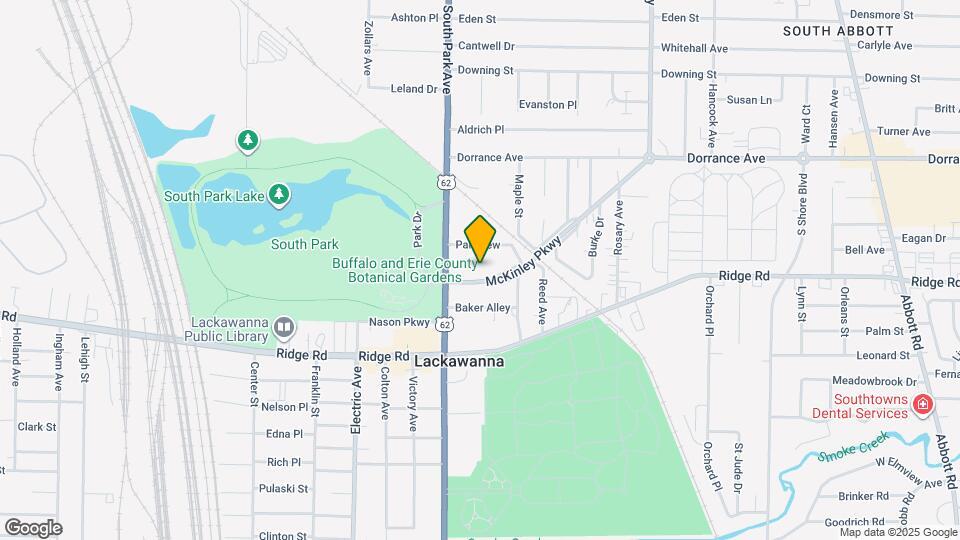 1329 McKinley Pkwy Map and Location Details