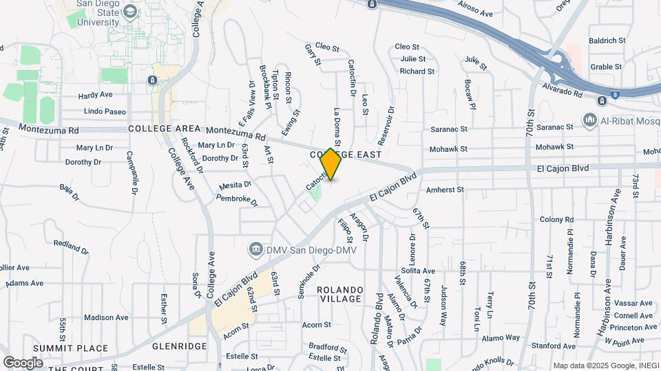 4828 Curry Dr Map and Location Details