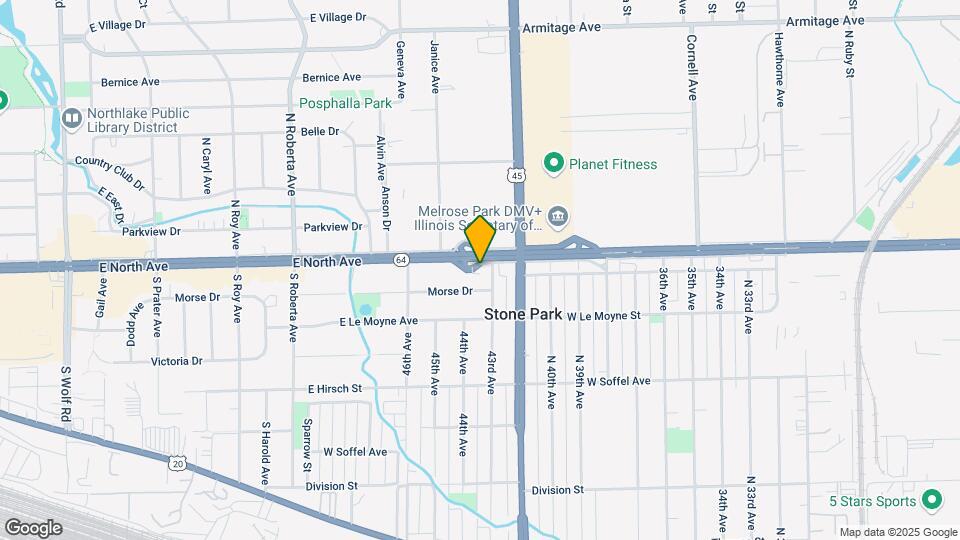 4310 W North Ave Mapa y Detalles de la Ubicación