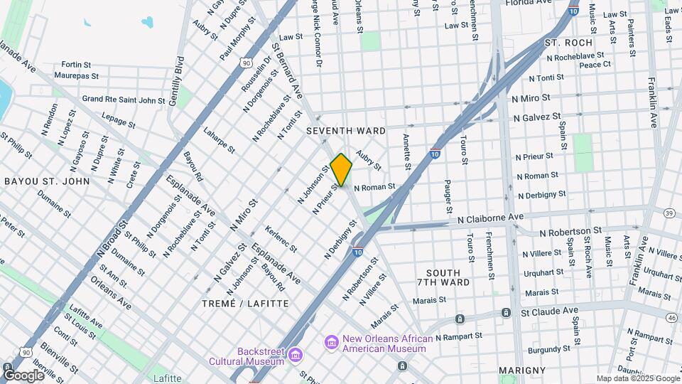1824 Onzaga St Map and Location Details