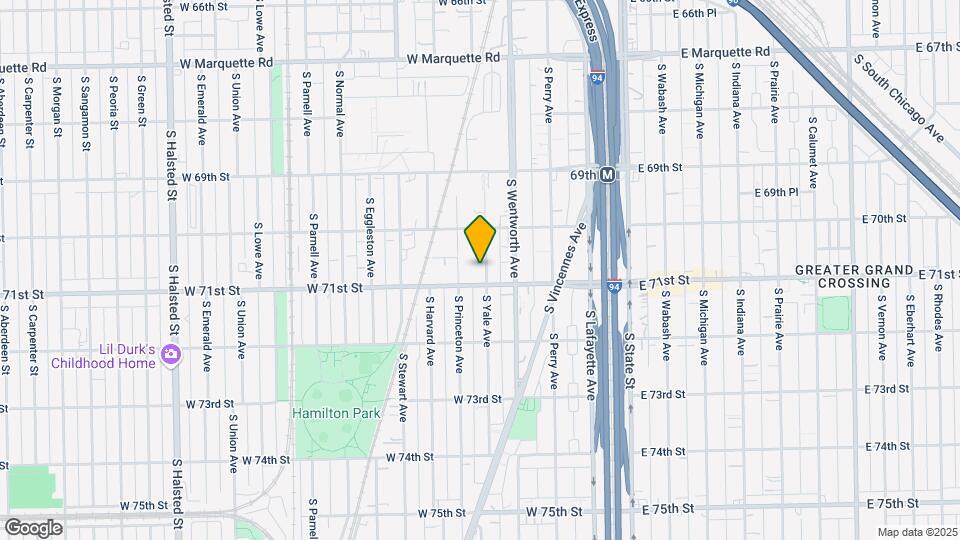 7044-7046 S Yale Ave Map and Location Details
