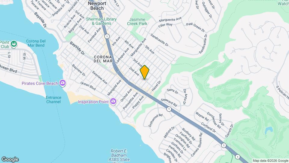 427 Poinsettia Ave Map and Location Details