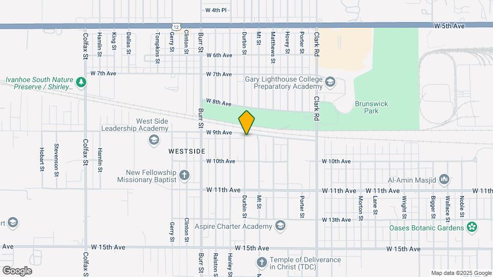 5035 W 9th Ave Map and Location Details