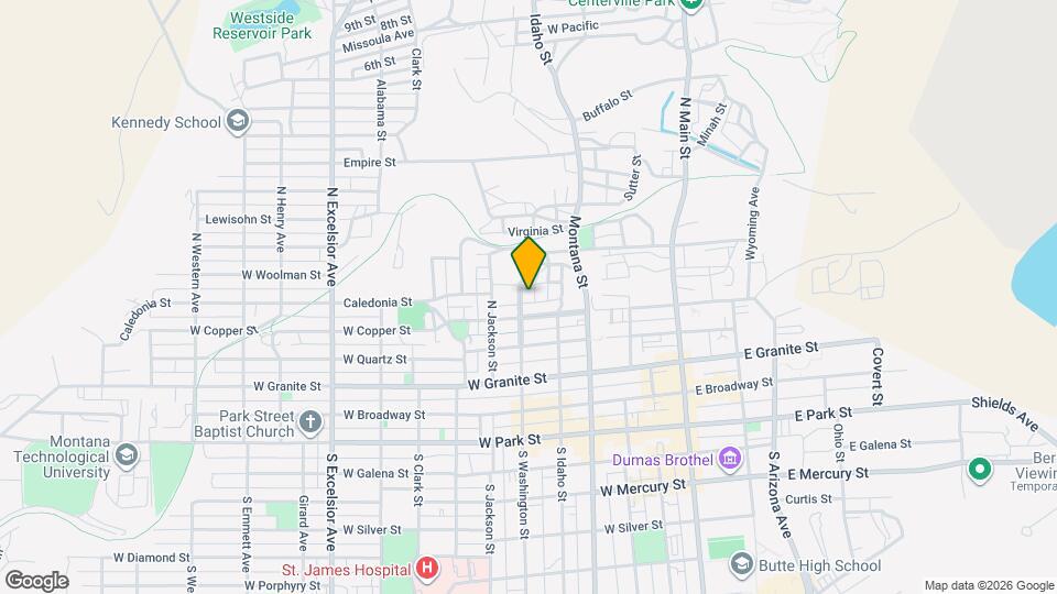 410 N Washington St Map and Location Details