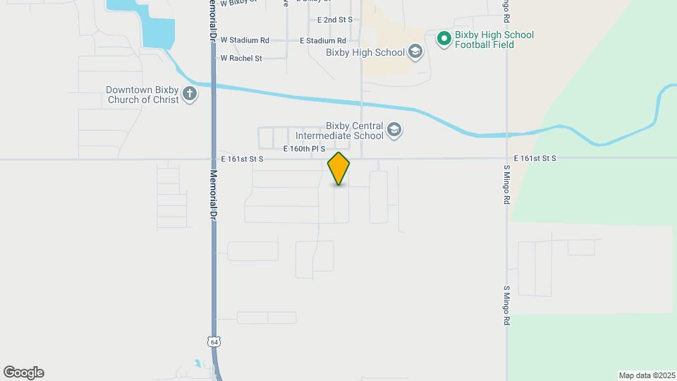 16207 S 87th East Ave Mapa y Detalles de la Ubicación